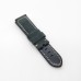 24mm / 22mm Green Calf Leather Folding Deployment Clasp Band Strap For PAM PAM111 Watch