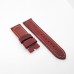 24mm / 22mm Brown Red Waxy Crack Calf Leather Strap for PAM RADIOMIR LUMINOR Watch Sport Strap
