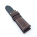 24mm / 22mm  Calf Leather for 22mm Tang buckle PAM PAM111 Suede lether strap Brand