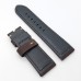 24mm / 22mm  Calf Leather for 22mm Tang buckle PAM PAM111 Suede lether strap Brand