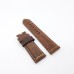 24mm / 22mm Grey Green Calf Leather Folding Deployment Clasp Band Strap For PAM PAM111 Watch
