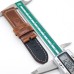 24mm - 22mm Brown Waxy Crack Calf Leather Strap for PAM RADIOMIR LUMINOR Watch