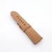 24mm - 22mm Matte leather khaki Calf Leather Watch Band Strap