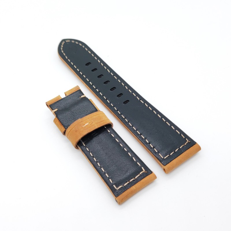 Brown Calf Leather Strap 24mm / 22mm Watch Band for PAM RADIOMIR LUMINOR Premium Quality Watchband Accessories