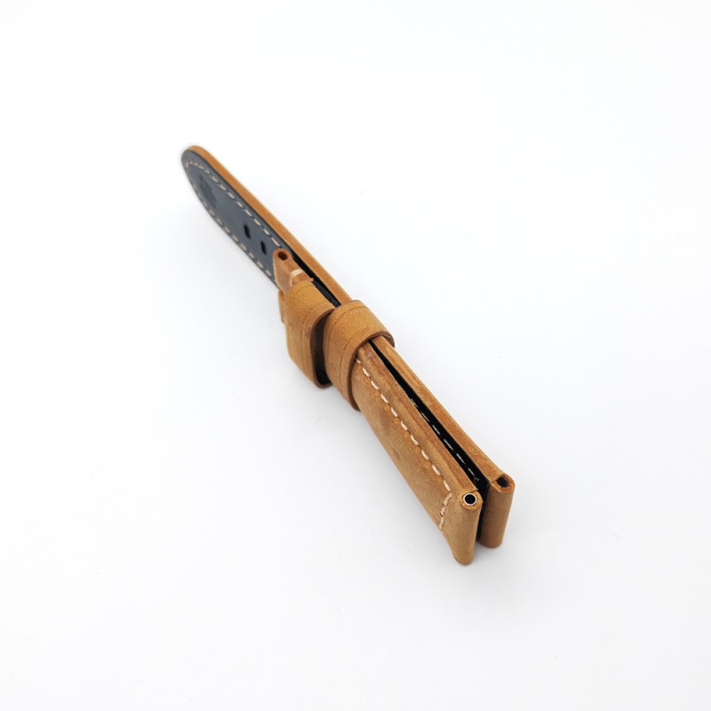 Brown Calf Leather Strap 24mm / 22mm Watch Band for PAM RADIOMIR LUMINOR Premium Quality Watchband Accessories